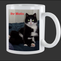 Kaffeebecher mit Wunschmotiv
